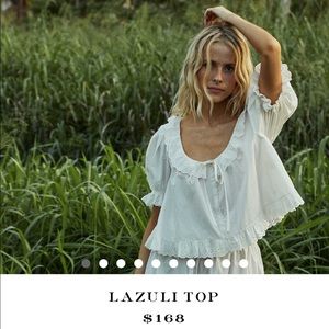 Doen Lazuli Top in Powder size M